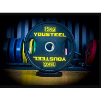 Диск 15 кг YouSteel TWO HANDLES