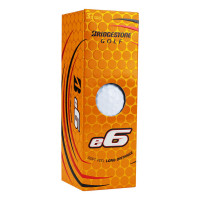 Мяч для гольфа Bridgestone e6 White BGB3EWX белый (3шт)