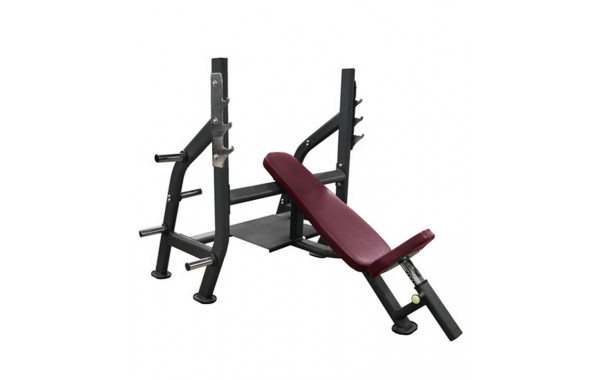 Олимпийская наклонная скамья Kraft Fitness линия BASE KFOIB 600_380