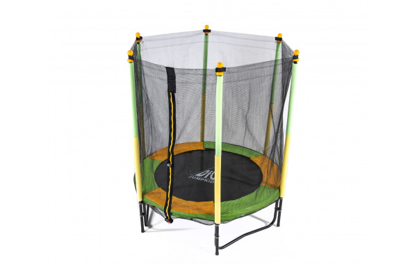 Батут DFC Jump kids 55" (137см) 55INCH-JD-GY зелено-желтый 600_380