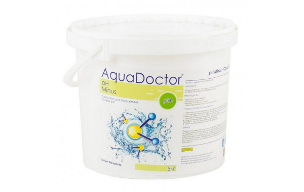 PH Минус, гранулы для понижения уровня pH воды AquaDoctor 5кг ведро AQ1913 600_380