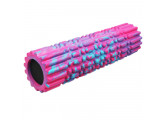 Ролик для йоги Sportex полнотелый 45х15см B34515 YGR-6 розовый мультиколор