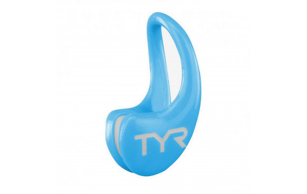 Зажим для носа TYR Latex Swim Clip LERGO-452 голубой 600_380