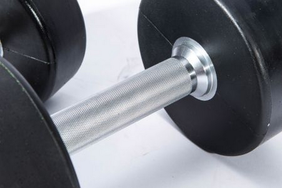 Гантели в уретане 50 кг Live Pro Premium Urethane Dumbbells LP8000-50 1200_800