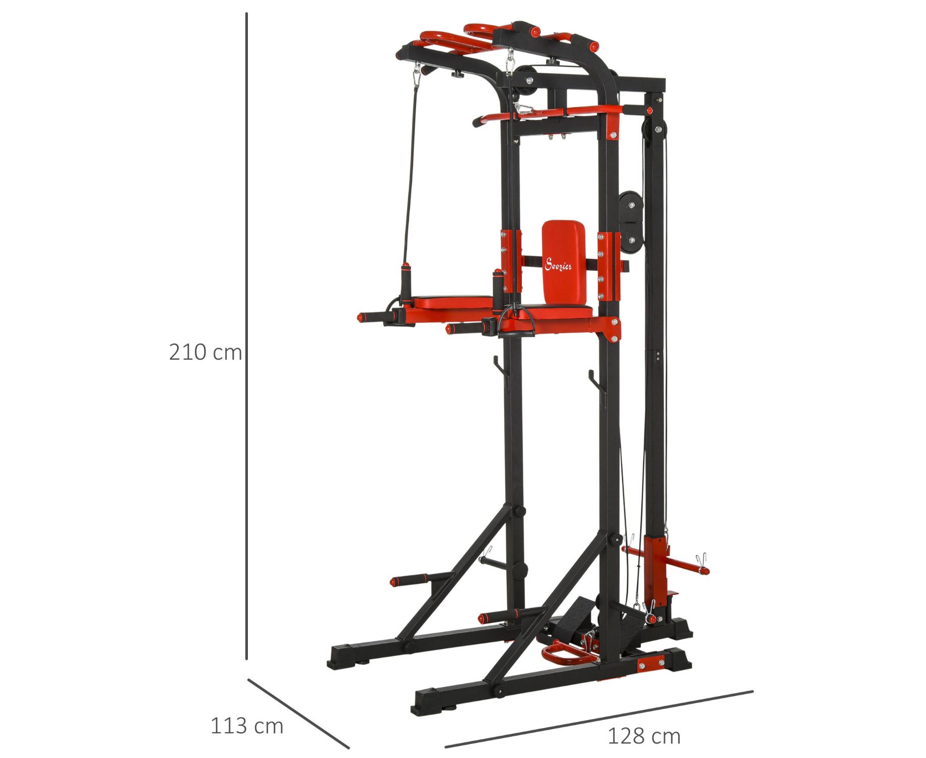 Турник-брусья, тяга сверху DFC HOMEGYM HOMCOM D270 1834_1500