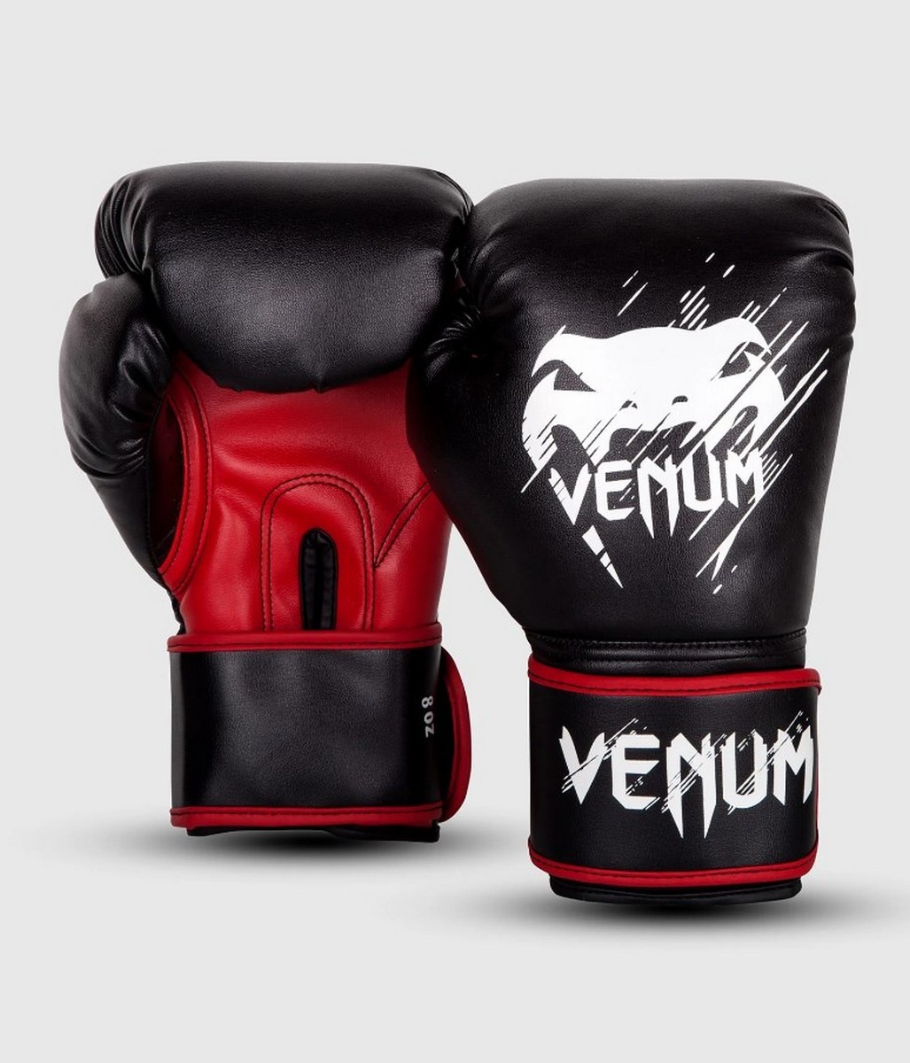 Перчатки детские Venum Contender 02822-100-4oz черный\красный 1027_1200