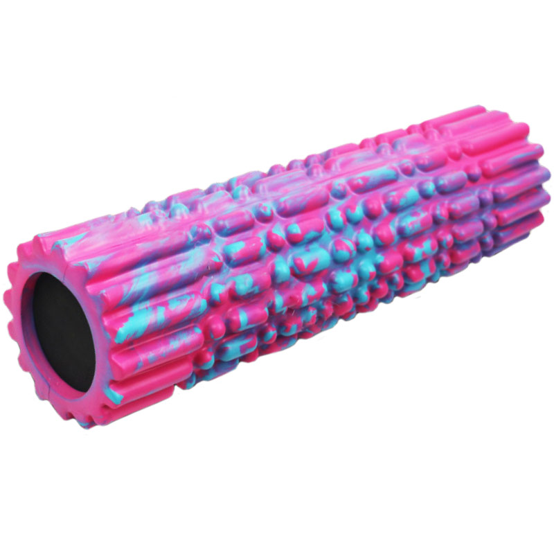 Ролик для йоги Sportex полнотелый 45х15см B34515 YGR-6 розовый мультиколор 800_800