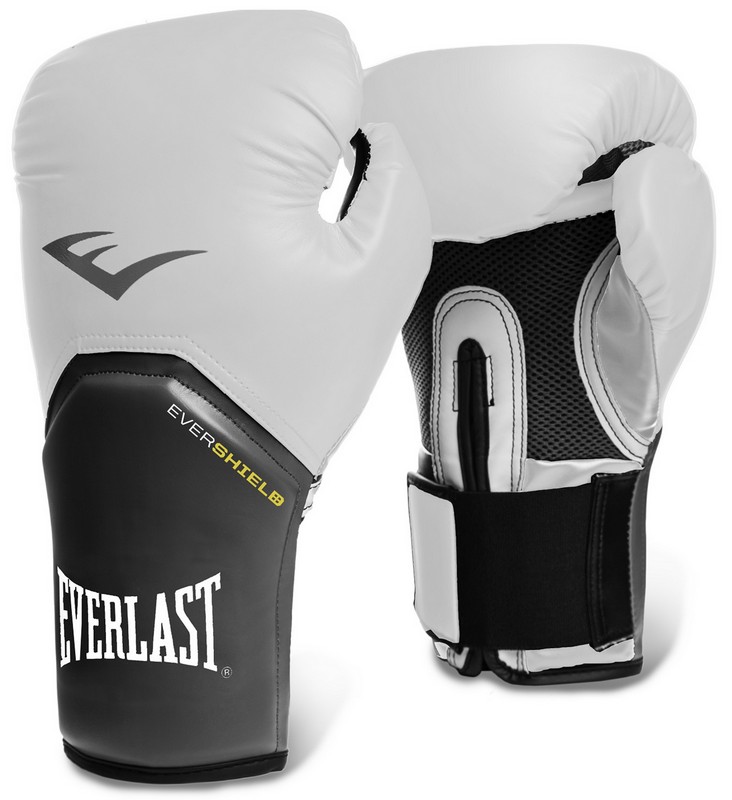 Перчатки тренировочные Everlast Pro Style Elite 12oz 2772E белый 732_800