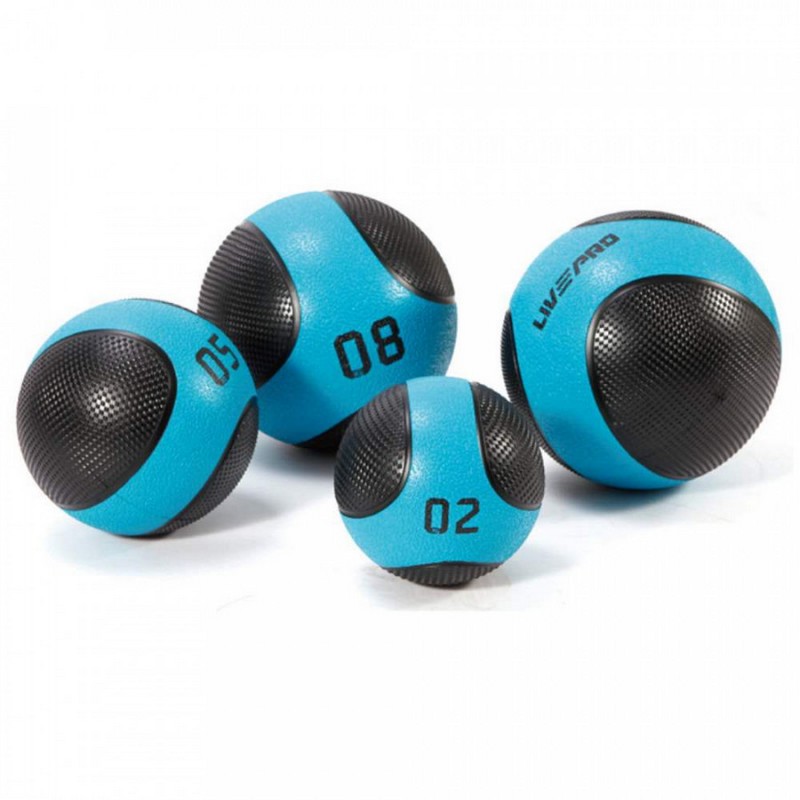 Медбол 9кг Live Pro Solid Medicine Ball LP8112-09 800_800