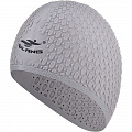 Шапочка для плавания силиконовая Bubble Cap (серая) Sportex E41546 120_120