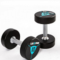 Гантели в уретане 22 кг Live Pro Premium Urethane Dumbbells LP8000-22 120_120